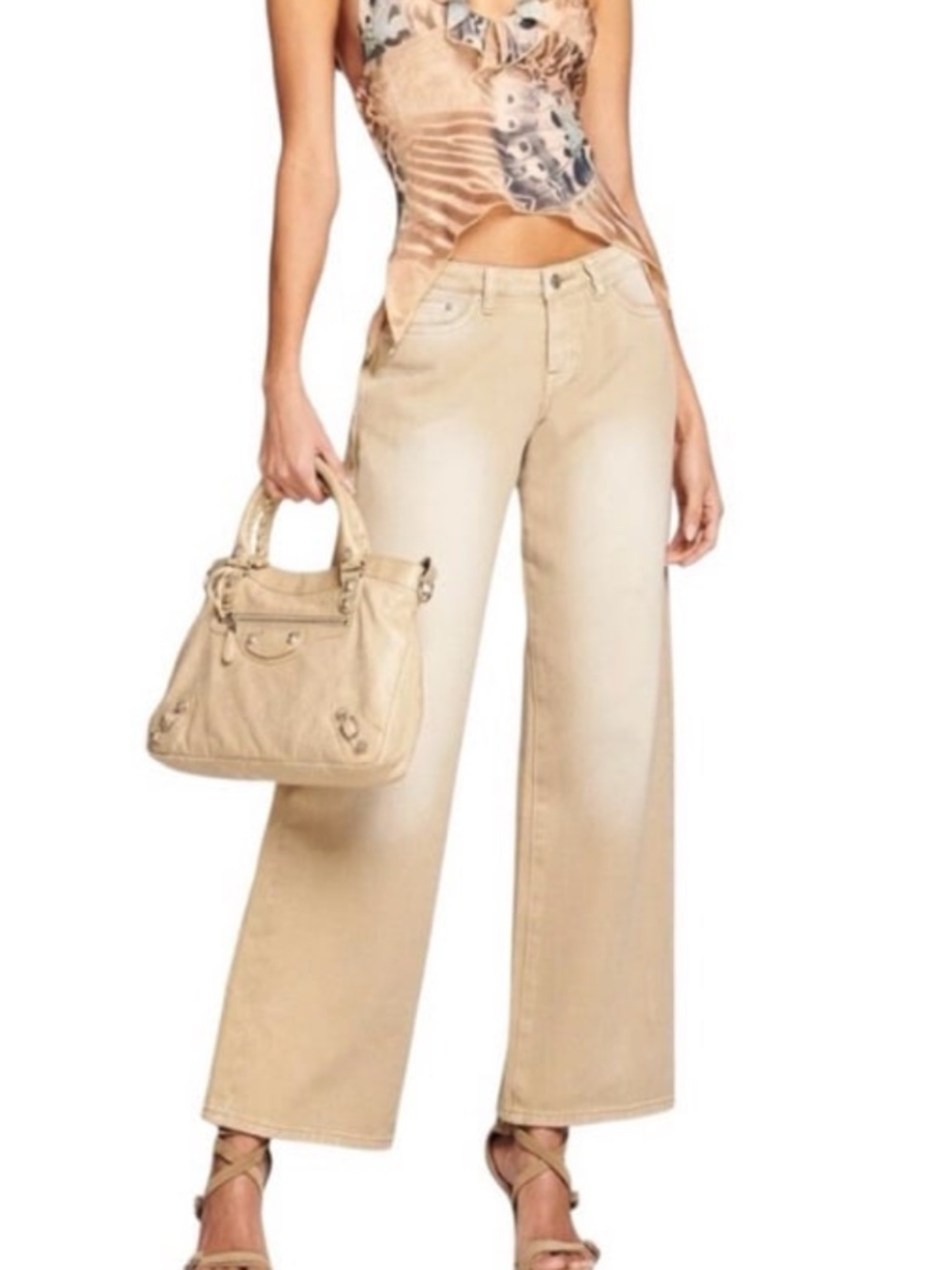 Iamgia low rise khaki jeans